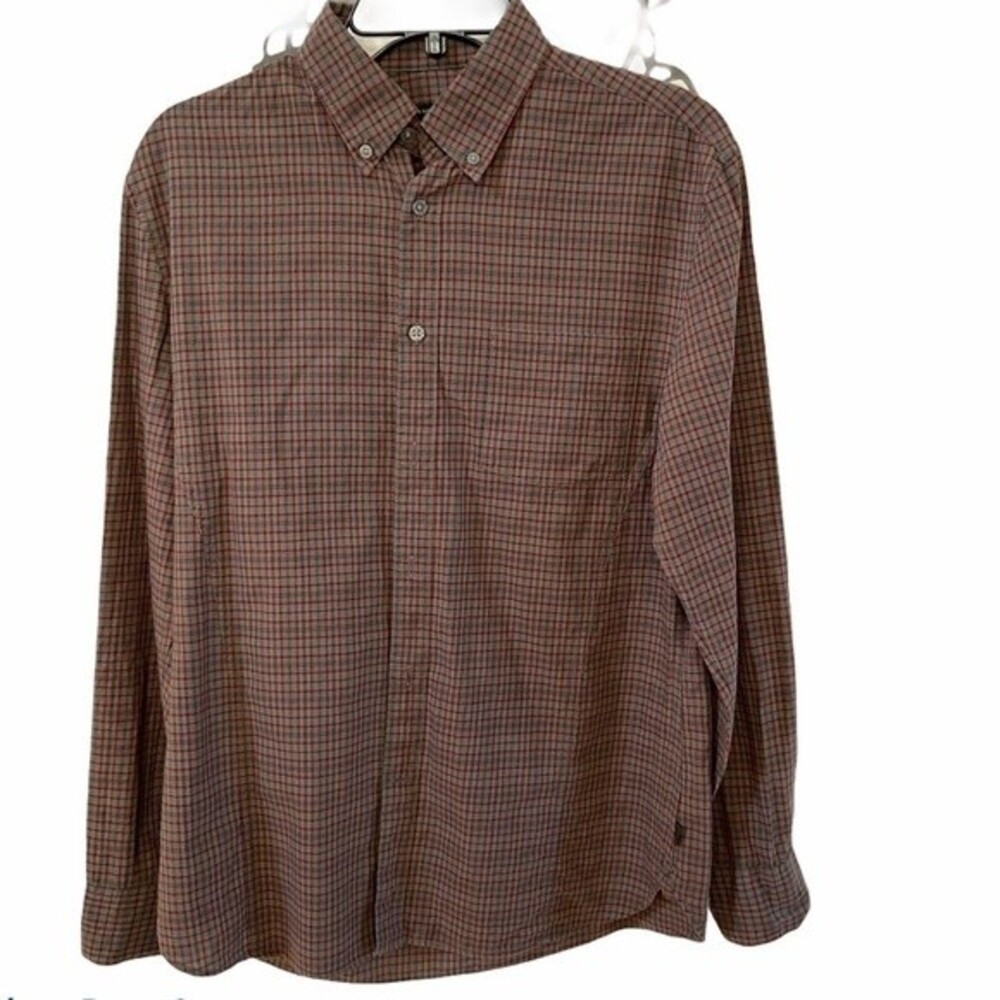 John Varvatos Star USA Roll Tab Button Down Shirt S